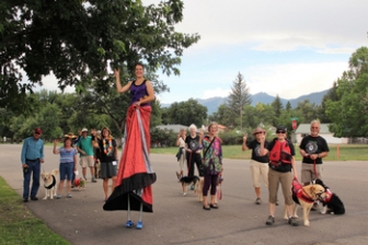 Paws for Peace Parade for Full Circle Restorative Justice, Salida, CO